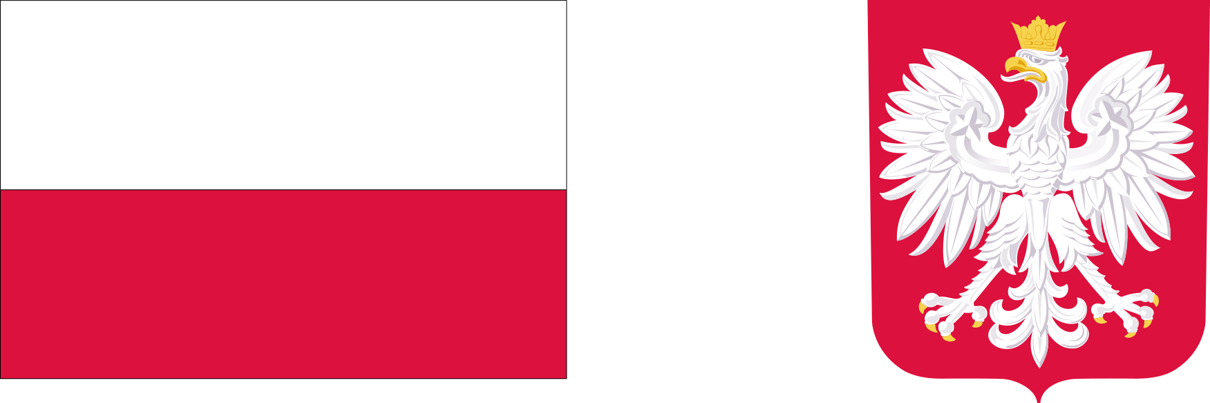 herb oraz flaga Polski